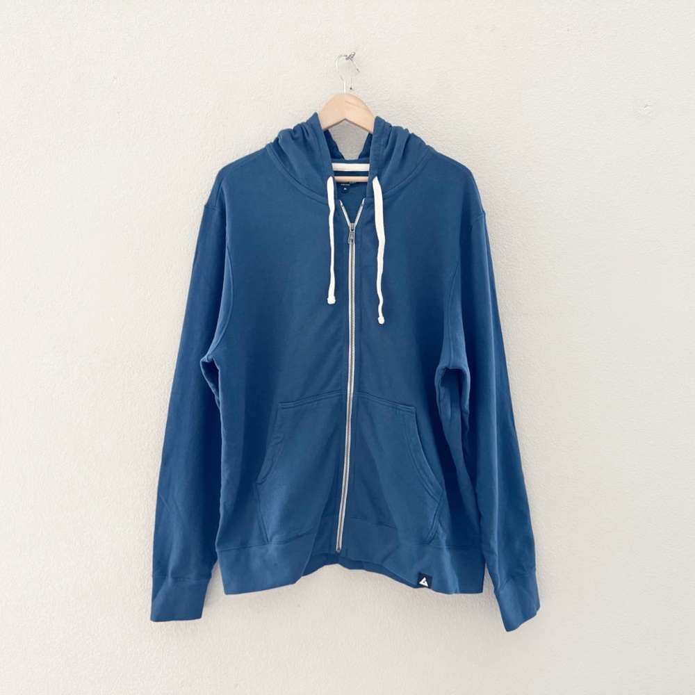 American Giant Classic Navy Hoodie - Picture 5 of 14